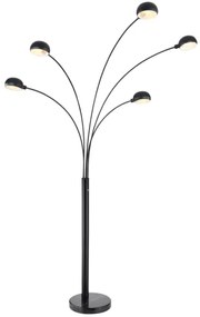 Globo 58228NB - Állólámpa SEYMOUR 5xE14/40W/230V fekete