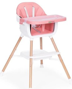Gyerek etetőszék 2 az 1-ben rózsaszín