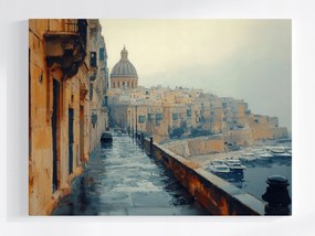 Vászonkép Canvas Építészet Város Málta Valletta Székesegyház 80x60