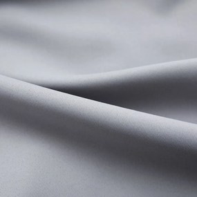 vidaXL 2 db szürke sötétítőfüggöny kampókkal 140 x 175 cm