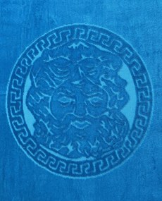 Poseidon világoskék strandtörölköző