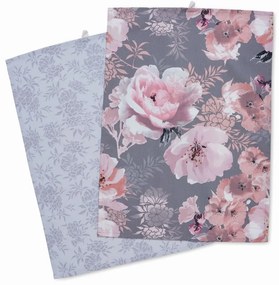 Pamut konyharuha szett 2 db-os 50x70 cm Dramatic Floral – Catherine Lansfield