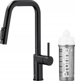 Kfa Konyhai Csaptelep Duero Pure Style, Fekete Szűrő Profine Silver Small