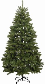 csuklópántos műkarácsonyfa 300 LED-del és gömbökkel 180 cm