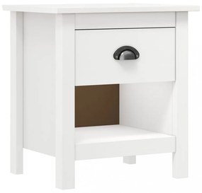 Hill 2 db tömör fenyőfa éjjeliszekrény 46 x 35 x 49,5 cm