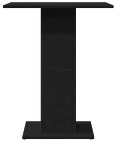 fekete tölgy szerelt fa bisztróasztal 60x60x75 cm