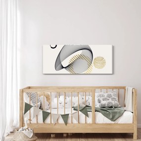Kép - Geometriai formák N⁰3 (120x50 cm)