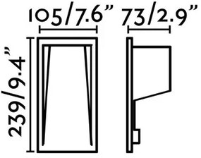 FARO 70833 - SOUN-2 LED 5W 230V kültéri beépíthető lámpa IP65