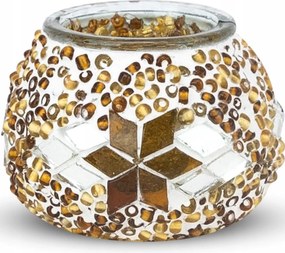 Lampion Gyertyatartó Teamécses Kézzel Készített Keleti Mozaik