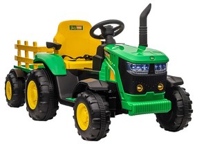 Elektromos traktor zöld