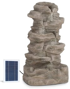 Stonehenge XL, napelemes szökőkút, LED világítás, polyresin, lítium-ion akkumulátor