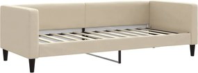 vidaXL krémszínű szövet kanapéágy 80 x 200 cm