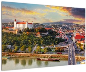 Kép - panoráma, Pozsony, Szlovákia (90x60 cm)