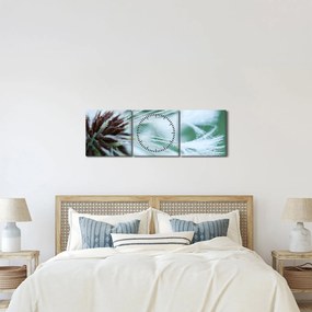 Kép - Egy virág részlete (órával) (90x30 cm)