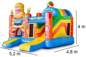 Happy party ugrálóvár 5,2x4,8x4m