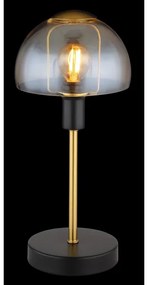 Globo 21914A - Asztali lámpa KOKKINI 1xE14/25W/230V fekete/arany