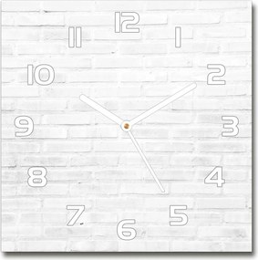 Üveg falióra szögletes tégla fali 30x30 cm