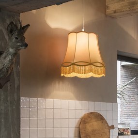 Retro függőlámpa arany 45 cm - Granny