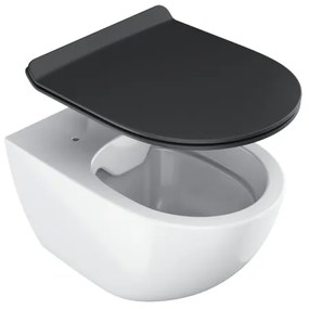 Ravak X01862 - WC-ülőke SoftClose VITA SLIM fekete