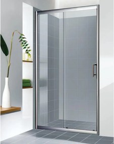 Viva AQUA Max KAYRA Zuhany tolóajtó - 6 mm víztiszta vízlepergető üveg - 120 x 200 cm