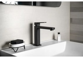 Sapho - Mosdó csaptelep TURSI 19 cm matt fekete