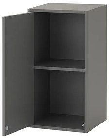 Boxie 1 ajtós fali szekrény 80x40x37 cm antracit