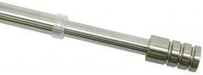 Kihúzható vitrázsrúd, 10 mm henger rozsdamentes acél, 80 - 110 cm, 80 - 110 cm