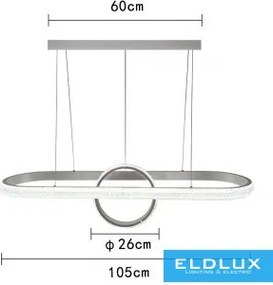 ELDLUX LP-30BF Modern Led Függesztett Lámpa IP20