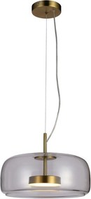 ITALUX PND-17760B-BRSSCL CASTE Modern Led Függesztett Lámpa Átlátszó, Arany LED IP20