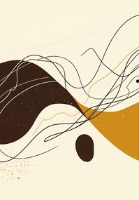 Poszter 70x100cm Vonalak és formåk szimfóniåja