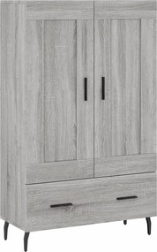 vidaXL szürke sonoma szerelt fa magasszekrény 69,5 x 31 x 115 cm