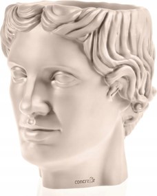 Virágtartó Hermes Light Beige Poli 12 cm Görög Isten