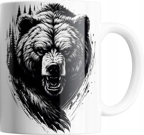 Bögre Maci Grizzly Maci Kiváló Minőség Ajándék Szöveg