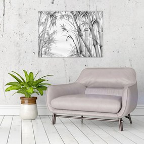 Kép - Bambusz erdő (70x50 cm)