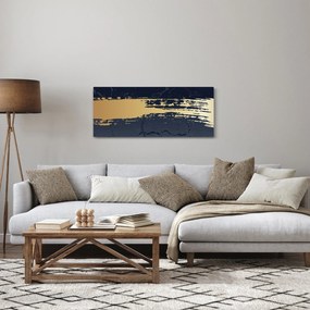 Kép - Kék és arany absztrakció N⁰2 (120x50 cm)