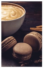 Poszter  kávé és csokoládé macaroons