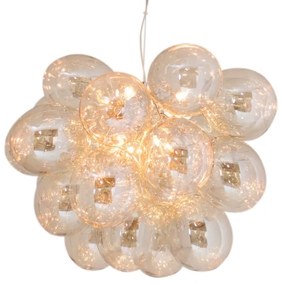 ByRydens 4200650-5503 - Csillár zsinóron GROSS GRANDE 8xG9/4W/230V füstös/barna