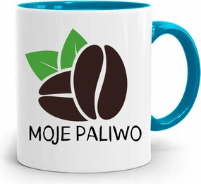 Kék Bögre Mechanika A Kávé Az Én Üzemanyagom, fényképes nyomtatással