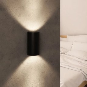 RED - Design Rendl - R12593 - LED Fali lámpa DAFFY LED/6W/230V fekete