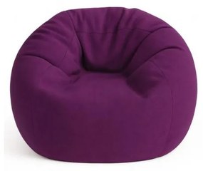 XL beltéri babzsákfotel – padlizsánlila