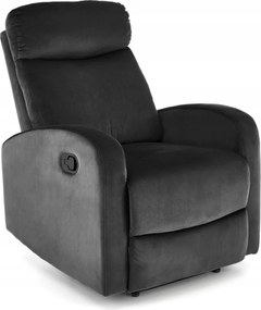 Összecsukható pihenőszék bölcső funkcióval kárpitozott fekete Wonder