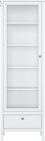 Vitrin 1W1S, fehér, OLJE