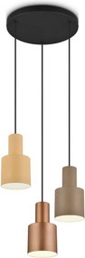 TRIO 319430317 AGUDO Többágú Függesztett Lámpa Barna E27 IP20
