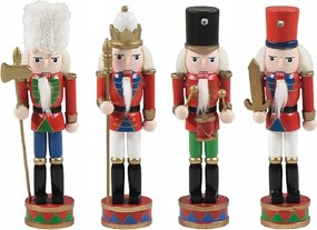 Nutcracker medál, Diótörő 4 db 18 cm M18403
