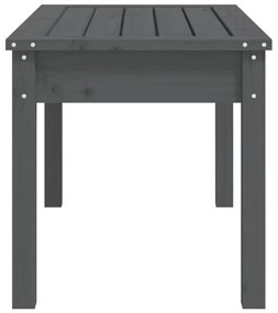szürke tömör fenyőfa kerti pad 80x44x45 cm