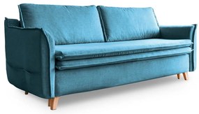 Türkiz kinyitható kanapé 225 cm Charming Charlie – Miuform