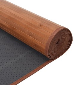 négyszögletű barna bambusz szőnyeg 70 x 300 cm