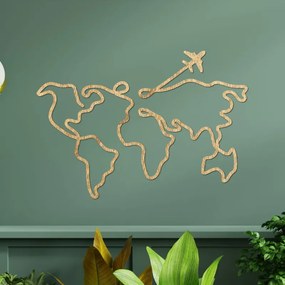 Designer fa világtérkép falra | WorldLines