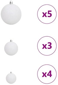 Műkarácsonyfa LED -es lámpákkal Zöld 120cm PVC