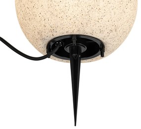 Okos kültéri lámpa szürke 25 cm IP65 WiFi A60-nal - Nura